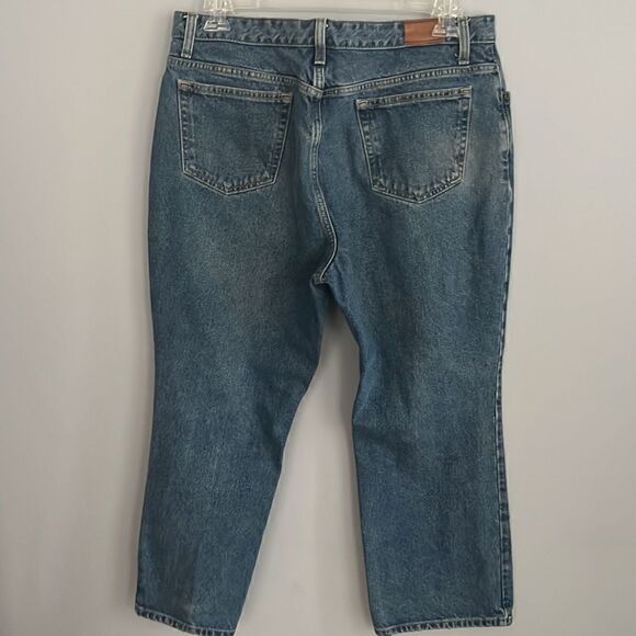 Lands’ End Women’s 16 Petite original fit traditional waist bootleg, jeans - Picture 8 of 10